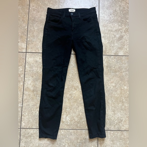 L’agence Margot Skinny Jean, Noir Black Size 26 High Rise - Picture 8 of 12